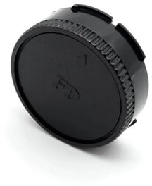 Hinterer Objektivdeckel + Kameragehäusedeckel aus Kunststoff, schwarz, for Canon FD-Mount-Spiegelreflexkamera und Objektiv (Color : Only Body Cap)