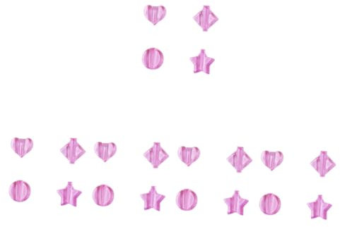 VILLCASE 20pcs Nail Art Flowers Stamper Nail Forms for Gel Builder Manicure Tools Frost Moulds Beauty Salon Supplies