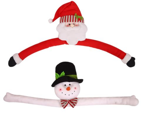 2St weihnachtsdeko Weihnachtsbaumspitze Weihnachtsmann Hugger Weihnachtsbaumspitze Zylinder Weihnachtsbaum weihnachtsschmuck Weihnachtsmann Topper Weihnachten