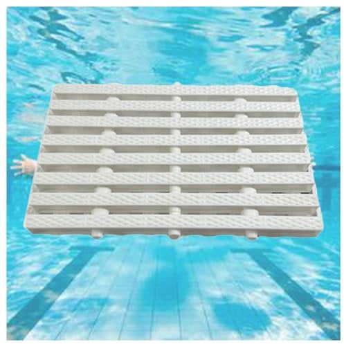 ABS-Schwimmbad-Überlaufgitter, Duschablauf-Filterabdeckung, Gespleißtes Dachrinnen-Überlaufgitter, Auslass For Oberirdischen Pool Und Gehweg-Balkondusche ( Color : White , Size : 18x100CM/20pcs )