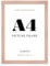 Almost Frameless A4 Copper Picture Frame Fits A4 (21 x 29.7cm - 8.3 x 11.7in) Poster, Photo, Artwork, or Print. Thin Edge Slim Frame Portrait and Landscape Display with Wall Hooks