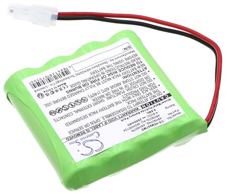 TECHTEK Battery 2000mAh compatible with [OMRON] HEM-907, HEM-907-PBAT, HEM-907XL, IntelliSense HEM-907 Professional Blood Pressure Monitor, IntelliSense HEM-907XL Professional Blood Pressure Moni FBA