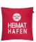 SCHIETWETTER Kissenbezug Heimathafen 50x50cm, Kissenhülle, Zierkissen, Dekokissen, maritim rot OS