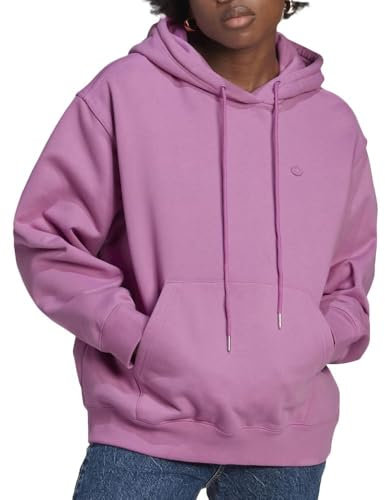 Adidas Felpa donna con cappuccio viola, viola., 38