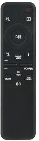 ECONTROLLY AH81-15183A Replace Remote Control Compatible with Samsung AH81-15183A Remote for 2022 2024 S-Series Soundbar HW-S800B/ZS HW-S800B/ZW HW-S800B/ZX HW-S810B/XE HW-S810B/ZG HW-S800D/XY