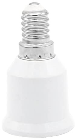 E14 to E27 Socket Converter LED Bulbs Screw Adapter Energy Saving Smart Bulb Heat Resistant Lamp Socket Adapter White E14 to B27 Socket Adapter