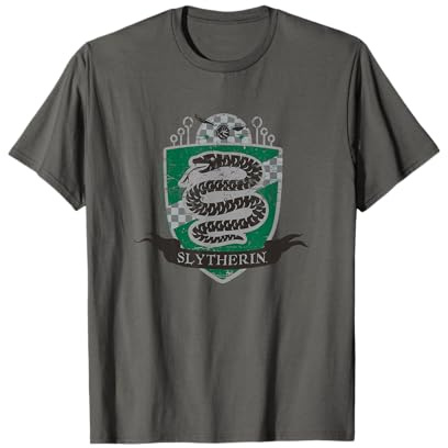 Harry Potter Serpentard Quidditch Bouclier vieilli T-Shirt