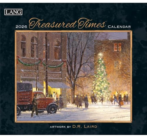 Lang Companies, Treasured Times Wandkalender 2026 von D.R. Laird, 34 x 30 cm, 12-Monatskalender mit gehefteter Bindung