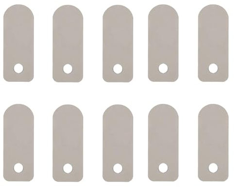 10 Pcs Air Compressor Valve Plate, 13 x 33mm Metal Valve Plate Oil-Free Air Compressor Accessories Air Compressor Reed Plate