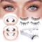 Mayhug Magnetische Wimpern Natürlich Aussehend Kein Klebstoff erforderlich Einfach zu benutzen Wird mit Clips und Anleitung geliefert(Style A+D8)