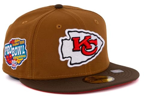 New Era Cap 59FIFTY Herren Basecap NFL Limited Edition (Kansas City Chiefs, braun, 7 1/2)