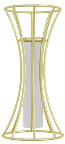 Kuntesetty Glass Flower Vase for Modern Floral Display on Dining Table Or Office Desk, Funnel Shaped