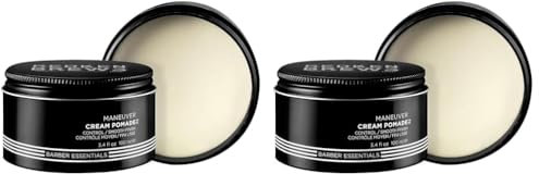 Redken Brews Maneuver Cream Pomade, Stylingcreme für Struktur und Flexibilität, 98 g (Packung mit 2)