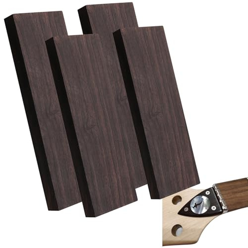 Generisch Ebenholz-Rohling - Schwarzes Ebenholz Holz Rohling Material für Musikinstrumente Werkzeuge - -Material für Musikinstrumente Werkzeuge, Messer Materialwerkzeuge für Leere K