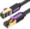 Cavo di rete - tubo RJ45 Cat.7 STP, AWG30, 20 m, colore: nero, ad alta velocità, materiale durevole, ideale per reti avanzate. *
