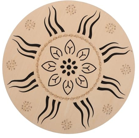 BAZEITFLOW Ethnische Regenklang Trommel Regen Sound Drum mit Beruhigendem Wasserrauschen Langlebiges Percussion Instrument für Gartenparty Yoga Meditation und Entspannende Innenräume