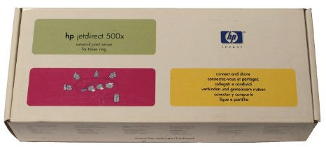 HP JetDirect 500X - Servidor de impresión - paralelo - Token Ring - 3 puertos