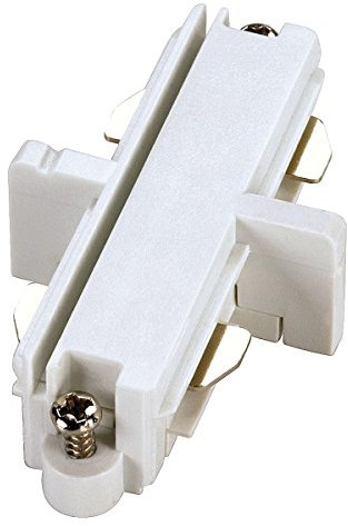 SLV 143091 Längsverbinder für einphasige HV-Sammelschiene, weiß, elektr