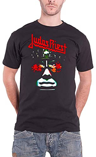 Collector's Mine Judas Priest-Hell Bent - T-shirt - Homme, Noir, Large (Taille fabricant: L)