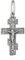 NKlaus 925er Sterlingsilber Kreuz Orthodoxe Kruzifix Anhänger Glaubenssymbol 6259 Taufe