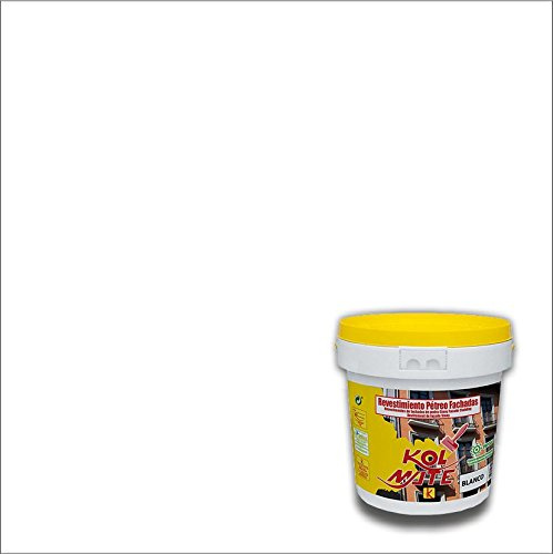 Kolmate Revestimiento Pétreo de Fachadas Pintura especial para fachadas (5 kg., blanco)
