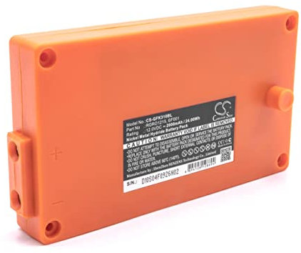 vhbw Battery compatible with Gross Funk K2, SE889, SE889/K2, T24, T30, T31, T52, Vario Industrial Radio Remote Control (2000 mAh, 12 V, Li-Ion)