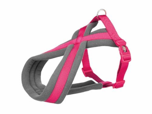 TRIXIE Premium Touren-Geschirr, M: 45–80 cm/25 mm, Fuchsia