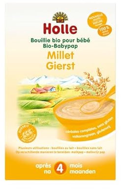 Gachas de mijo sin gluten y sin leche - después de 4 meses 250 g