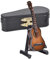 Biitfuu Miniaturgitarrenmodell Holzgitarre Mini-Musikinstrument Ornamente Geburtstagsgeschenk für ausländische Kunden Lehrer oder männliche und weibliche Freunde(Braun)