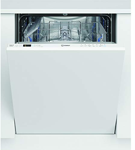 Indesit DFC 2C24 UK Freestanding Standard Dishwasher, 14 Place Settings, 6 Programs, White