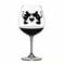 8X Minnie Mickey Kiss Vinyl Sticker Wall Stickers Decals Valentine Gift Love Wine Glass Gift Box Decoration