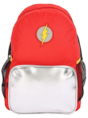 Popgear DC Comics Justice League der Flash Logo Jungen Rucksack rote Größe