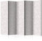 murando - Paravent Raumteiler Innen Blätter 225x172 cm 5-teilig Einseitig Raumtrenner Trennwand Holz Room Divider Sichtschutz Spanische Wand Raum Abtrennung Natur Botanik Abstrakt beige f-C-0265-z-c