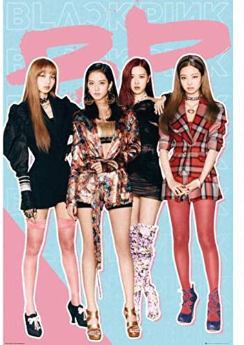 Tainsi Black-Pink Kill This LoveJisoo Jennie Rosé Lisa 2 Poster, 11 x 17 Zoll, 28 x 43 cm