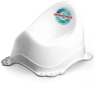 DOCARI Baby Töpfchen für Kinder ab 1 Jahr bis 3 Jahre weiß - Ergonomische Kindertoilette: kinderfreundlich, leicht & tragbar - Kinder Töpfchen Toilettentrainer - Abhaltetöpfchen Baby