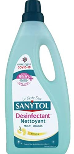 Sanytol Nettoyant désinfectant sols et surfaces citron & olivier - La bouteille de 1 l