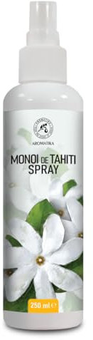Aroma Spray con Monoi de Tahiti 250ml - Perfumador Hogar - Perfume de Interior - Fragancia Vainilla - Spray Almohada - Ambientador Armario Ropa - Perfumador Spray