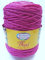Cordino cordoncino tripolino Thai di qualità, rocca da 500 gr. per borse, centri e varie, ferri uncinetto 3,5/4,5 (FUXIA 64)