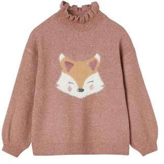 Vertbaudet Mädchen Jacquard-Pullover Rosenholz 146/152