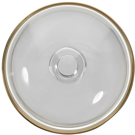 PRETYZOOM Cake Tray With Base Glass Bell Jar