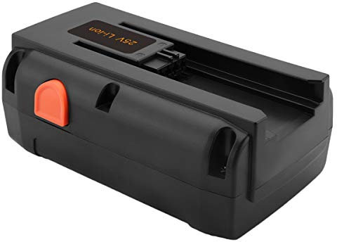 Shentec 25V 3000mAh Li-Ionen Akku kompatibel mit Gardena 04025-20, 8838, 4025-20, Spindelmäher 380LI 380C 380EC