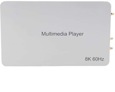 Lettore Multimediale con Interfaccia Multimediale HD, Supporto Statico Libero Display WiFi Casting Lettore Multimediale Digitale HD 100‑240 V 8K 60Hz 10 per 10.0 per TV (Spina