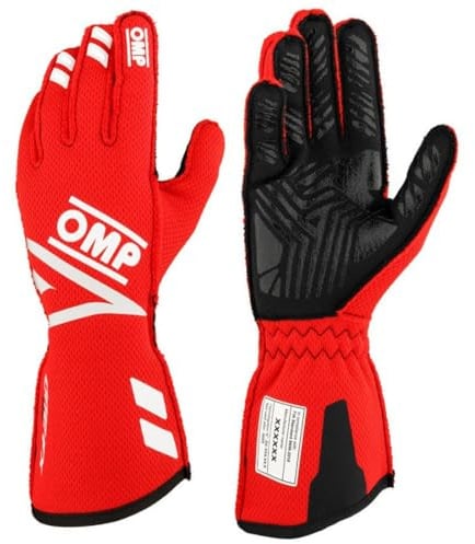 Ompracing Omp One Evo Fx FIA 8856-2018 Handschuhe, Rot, Größe S