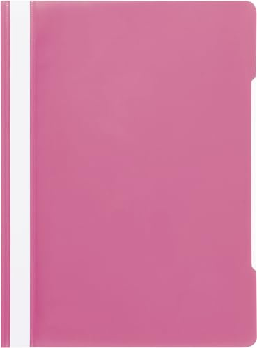 Papiertiger Schnellhefter Marke Brunnen PP für Schule und Büro (Schulqualität, Pink, 14er Pack)