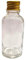 10 Mini Bouteille en verre Bouchons or - 30 ml Excellentes pour Mariages et Fêtes