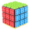 Taolele Zauberwürfel 3x3 mit Bausteinen, 3x3 Build-on Brick Speed ​​Cube 2-in-1 Brain Bricks, 3D-Puzzlewürfel Puzzle，3D Puzzle Cube Anti Stress Würfel Geeignet für Zauberwürfel Enthusiasten