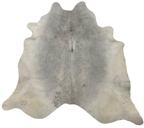 By Max Kuhfell Teppich 5043 Large Farbe: Grau Größe: 225 x 200 cm - Qualität Leder