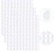 300 Piezas adhesivo doble cara, 10mm Puntos Adhesivos Doble Cara, Transparente Redondo cinta adhesiva doble cara, para Decoraciones de Fiesta, Arte de Bricolaje, Decoración del Hogar