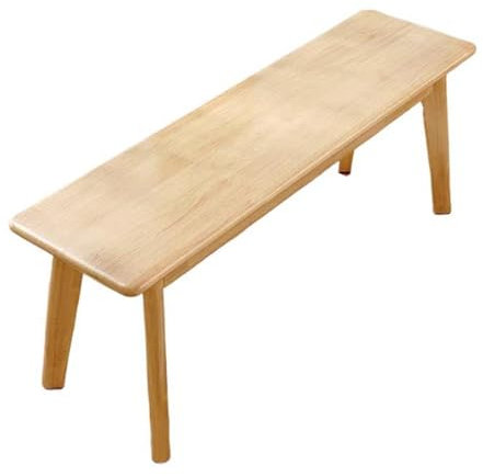 HARELA Esszimmer Sitzbank, Schuhregal mit Sitzbank, Flurbank, Bank für Schlafzimmer, Wohnzimmer, Flur, Eingang, Schlafzimmer, Haus, Innenbank, Bettbank Landhausstil geölt(Wood Color,150cm/59in)
