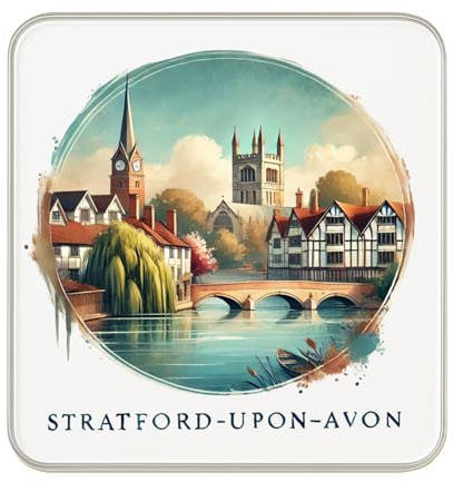 Stratford-upon-Avon Kühlschrankmagnet, Reise-Souvenir, Sammlerstück, Geschenk